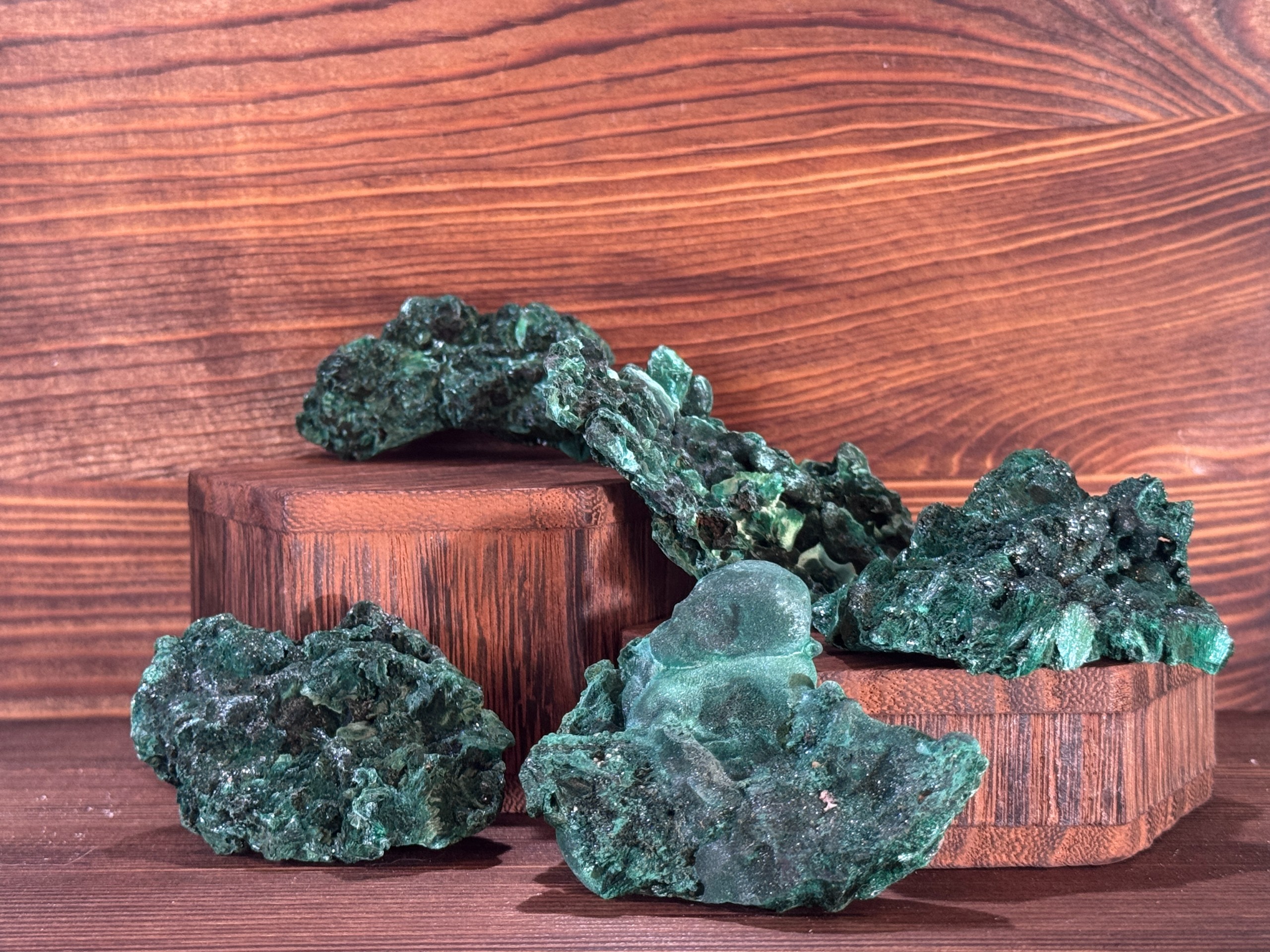 Fibrous Malachite – Assorted Pieces