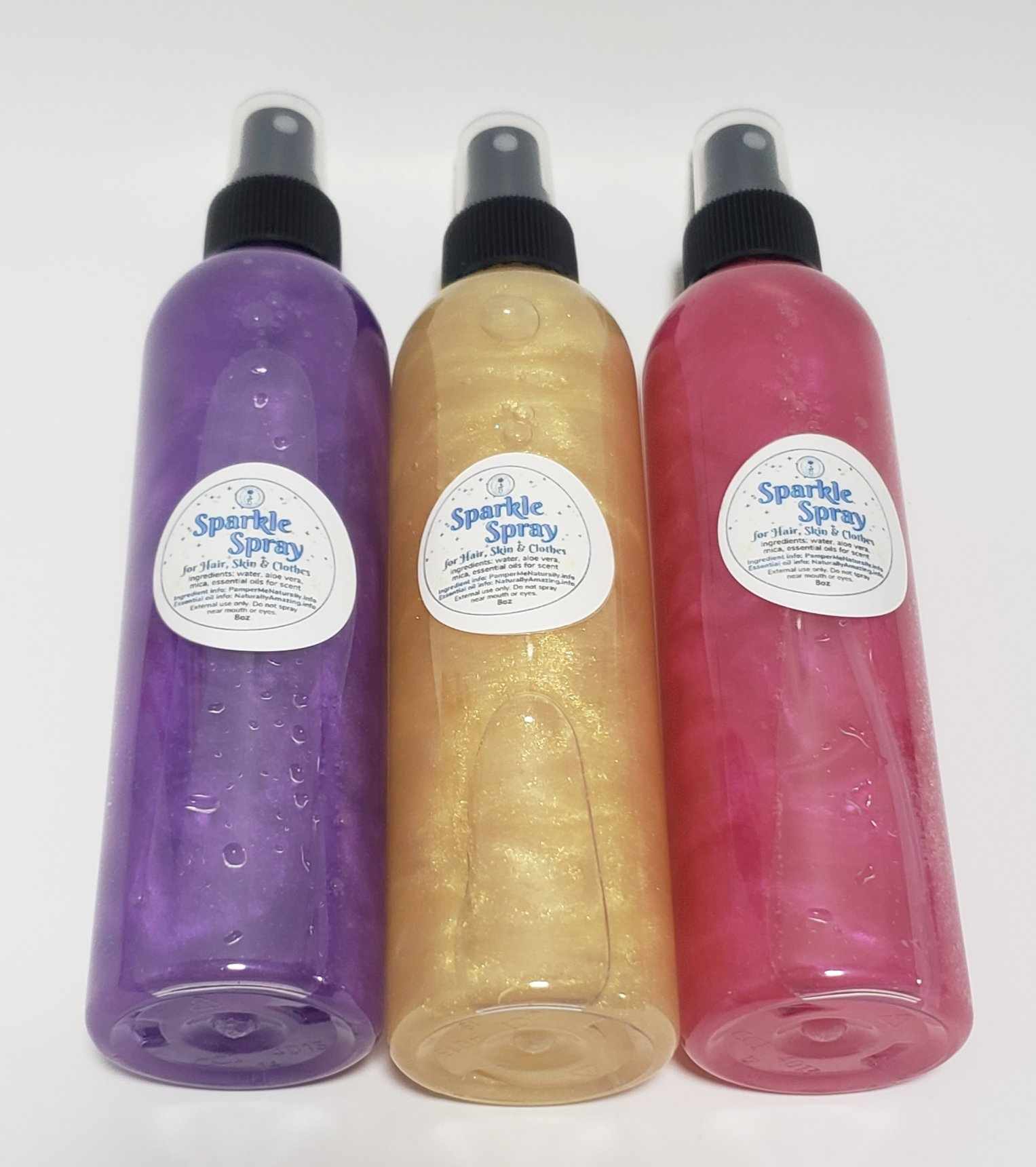 Body Scenting Spray with Sparkling Shimmer 8oz