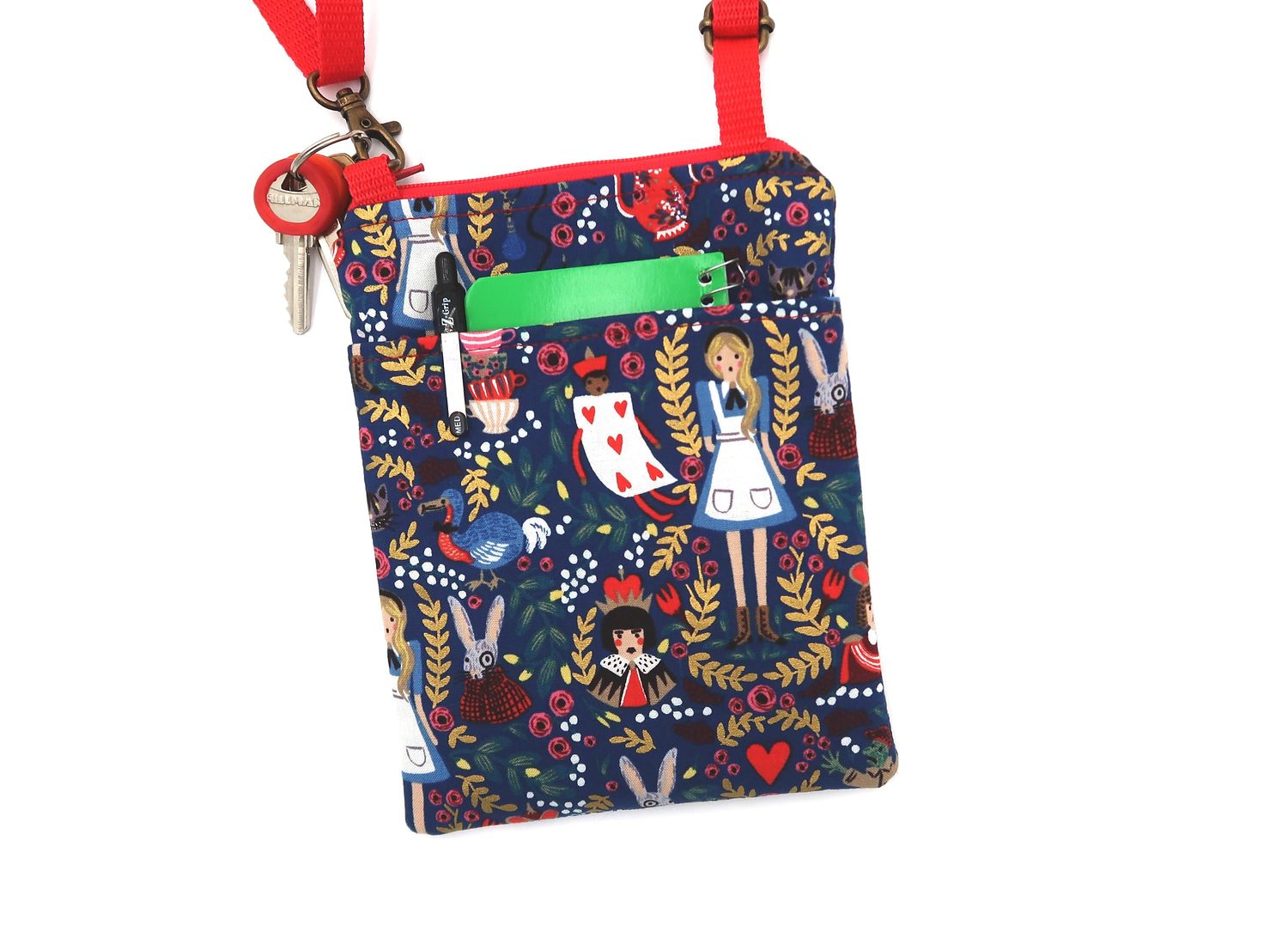 Small Crossbody Bag – Wonderland Navy, photo 4 of 4