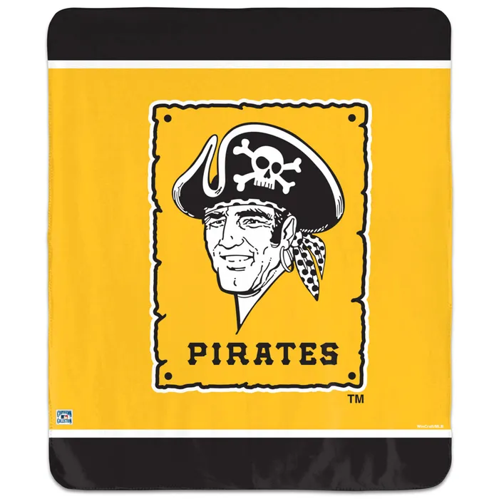 Pittsburgh Pirates Cooperstown Collection Winning Image Blanket 50x60"