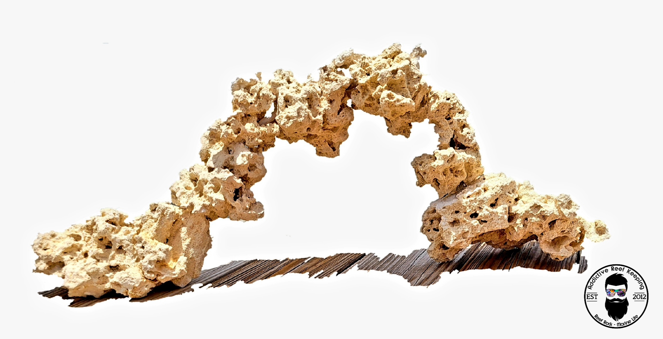 ARK Arch Rock Kit- Large 24″- 35″ Dry Reef Rock Aragonite Base, Porous Aquariums Live