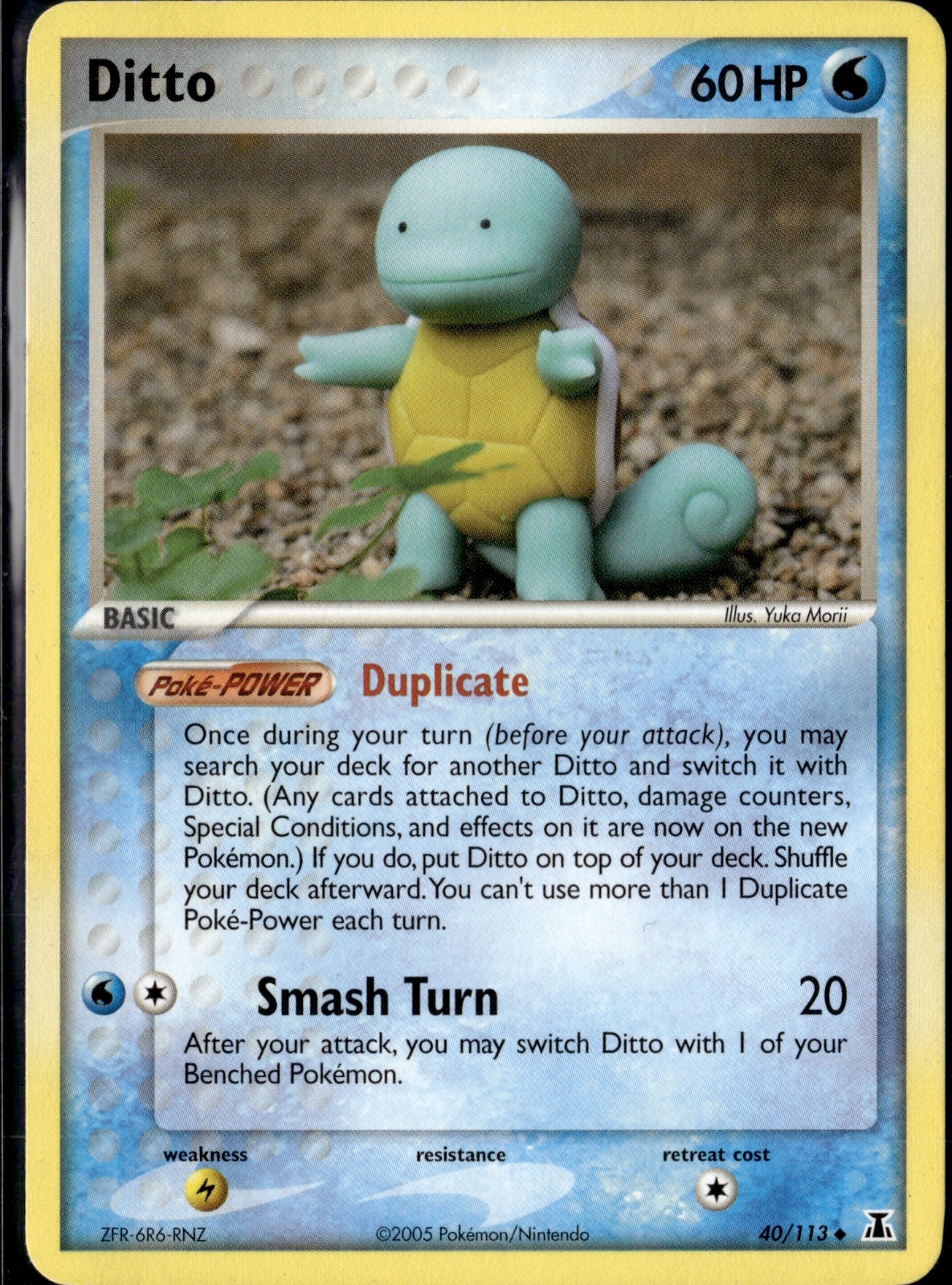 Ditto - 040/113 (Squirtle) Uncommon Delta Species 40/113 LP