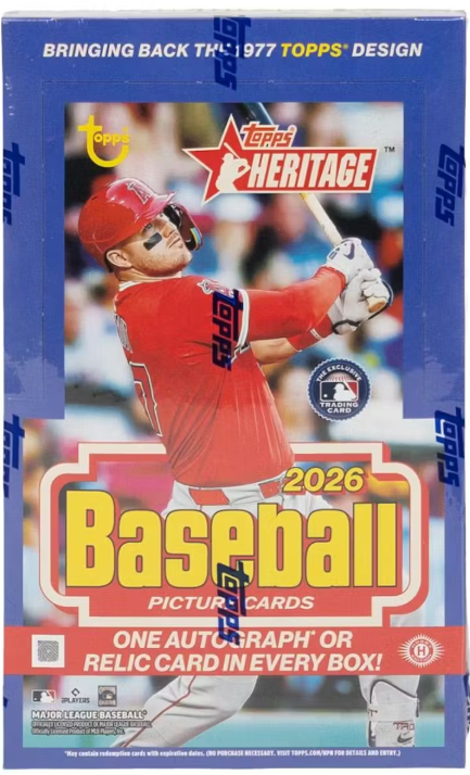 2026 Topps Heritage Baseball Hobby Box img