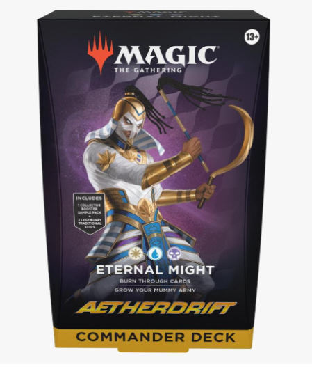 Magic The Gathering: Aetherdrift Commander Deck- Eternal Might img