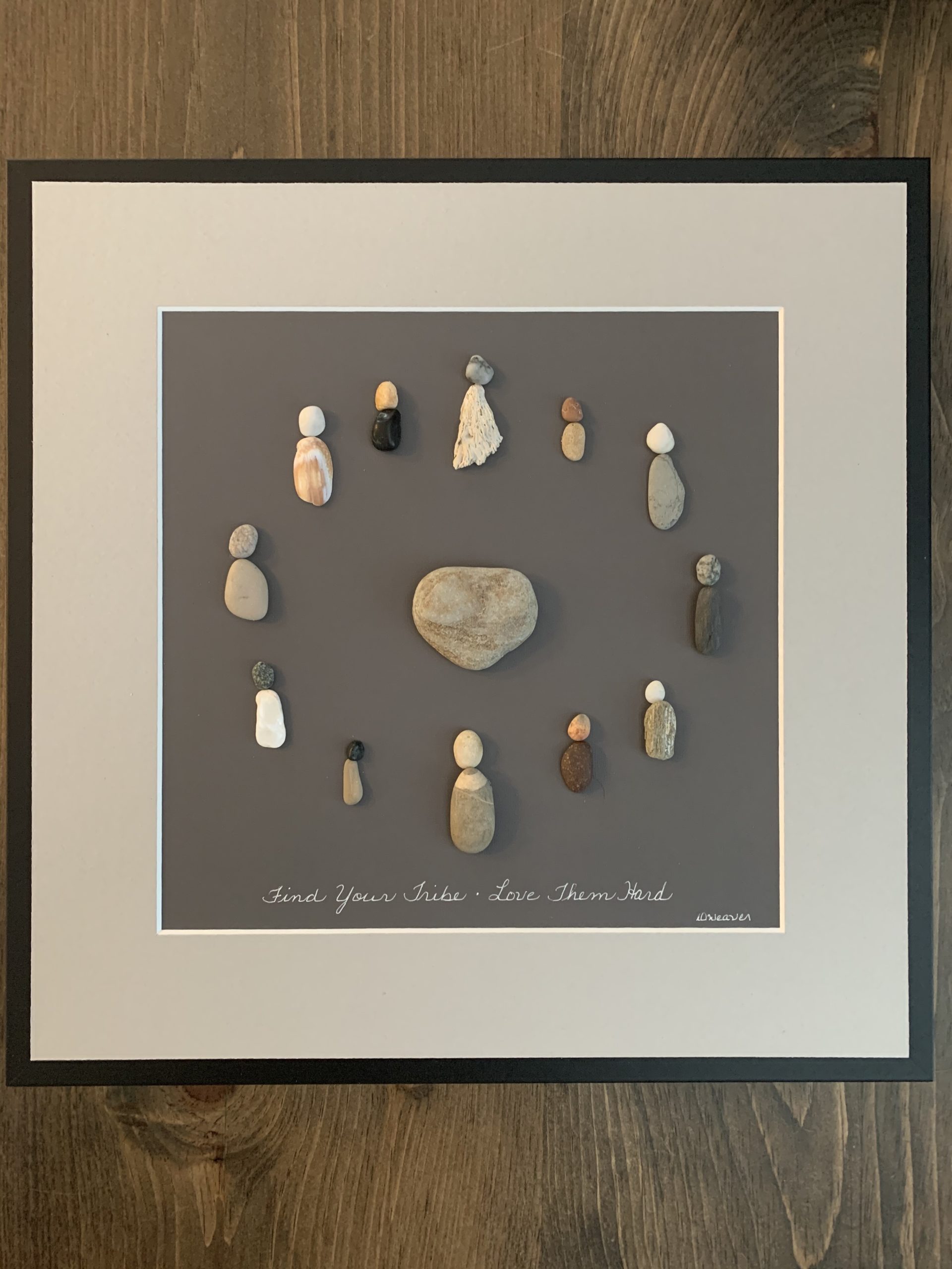 Find Your Tribe, Love Them Hard (circle)