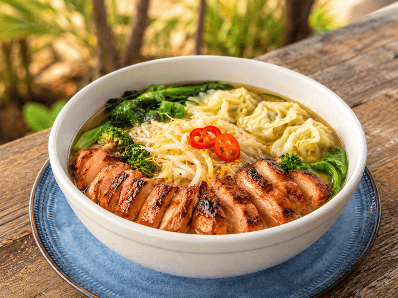 BBQ Chicken Wonton Soup - Take Away