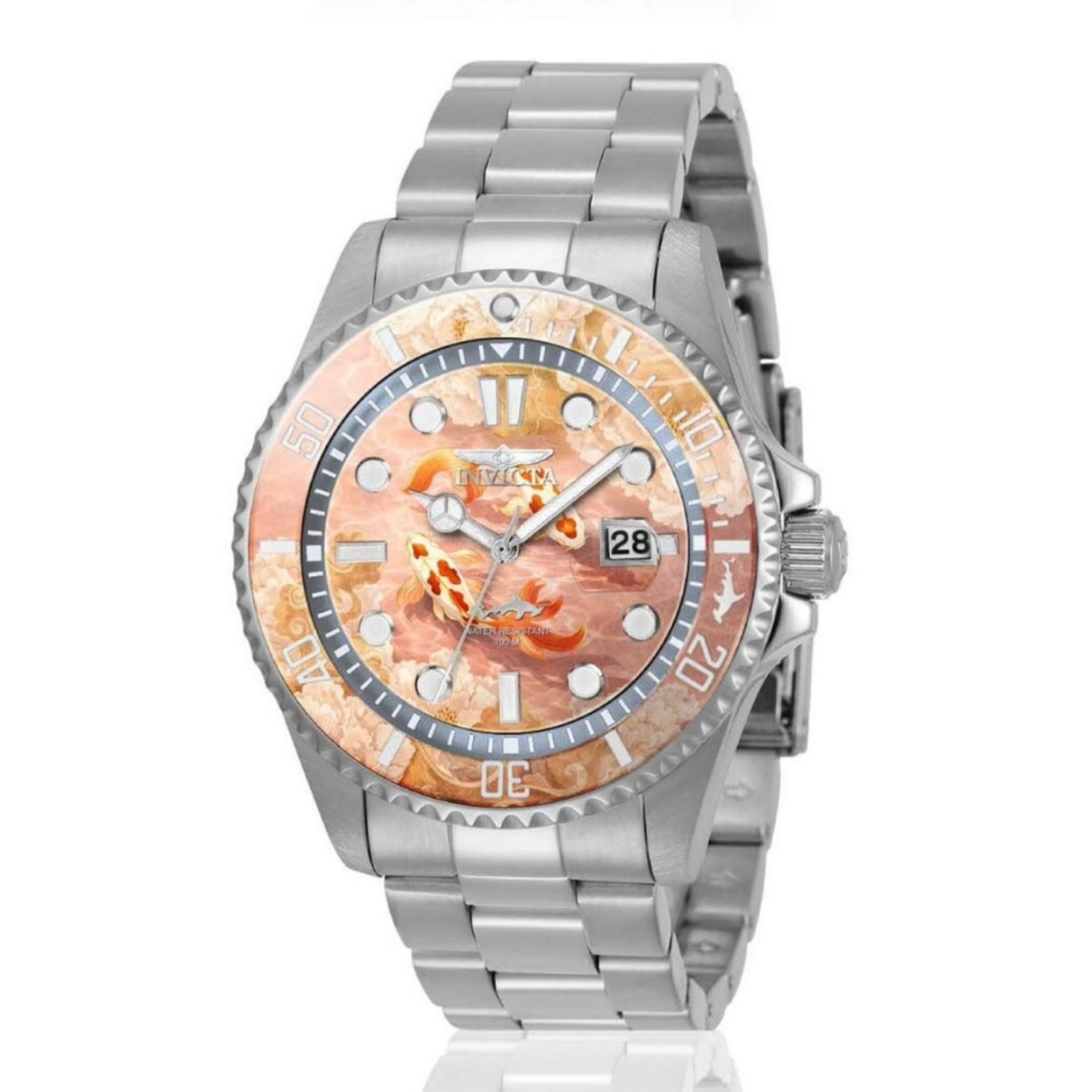Invicta Pro Diver Visions from Above Watch (Koi)  - 43mm, Steel W/ Impact Case