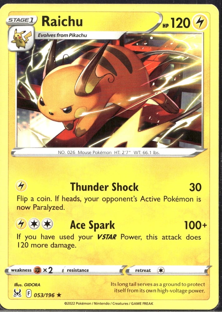 Raichu - SWSH11 53/196