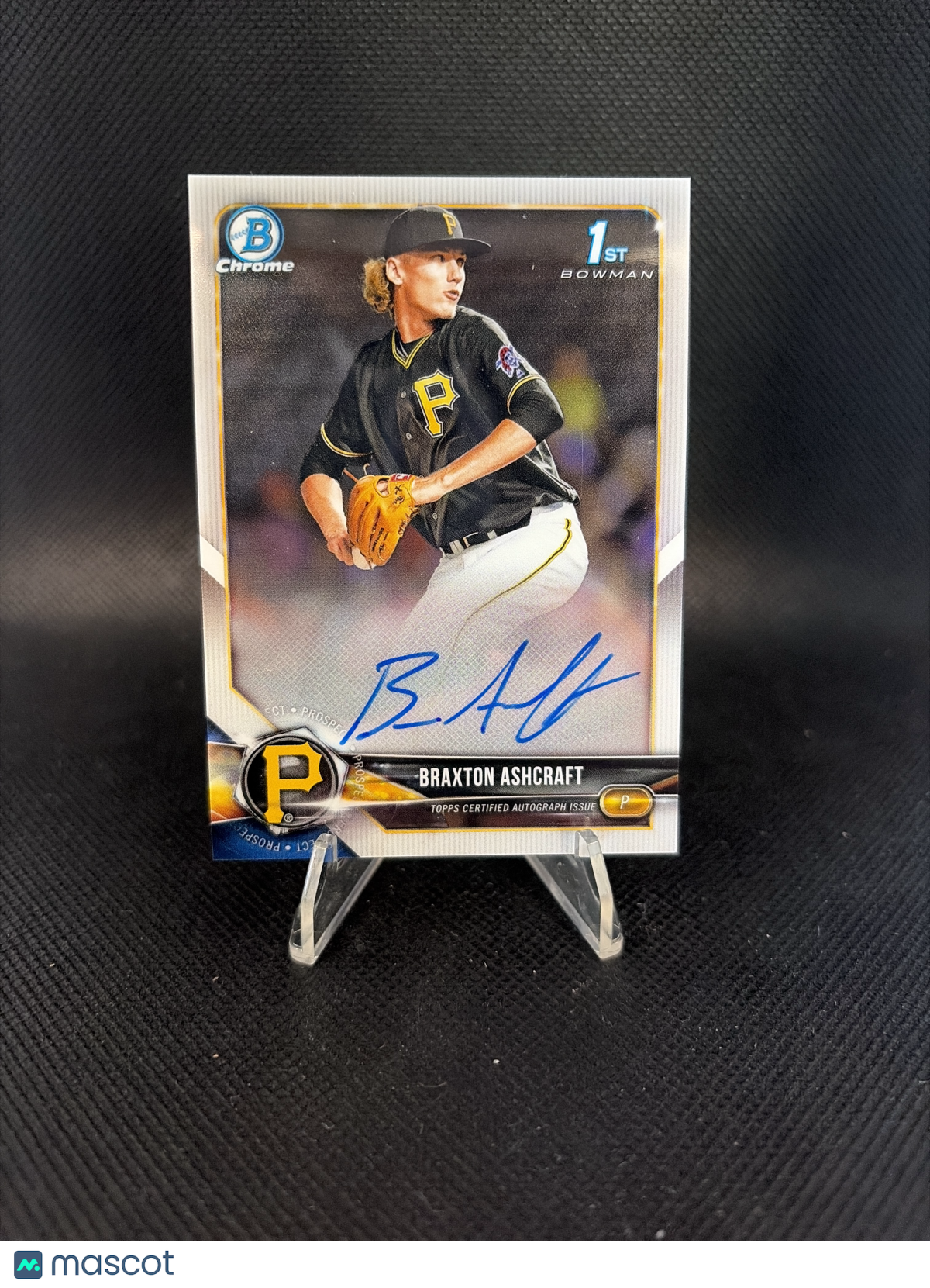 2018 Bowman Chrome Braxton Ashcraft 1st Bowman Auto