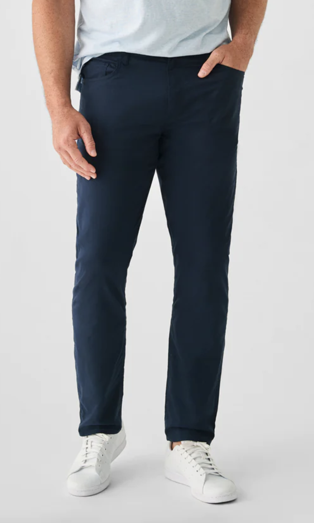 Faherty - Movement 5 Pocket Pant, Navy - 29, 32L