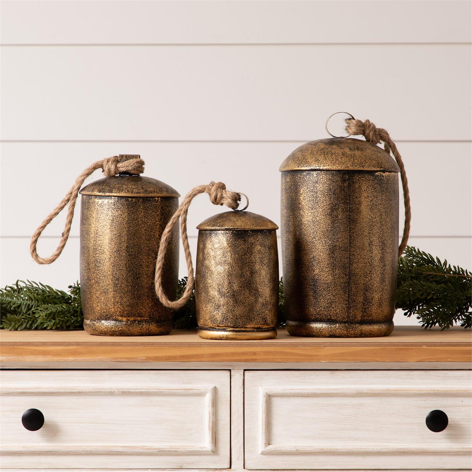 Gold bells with Rope
