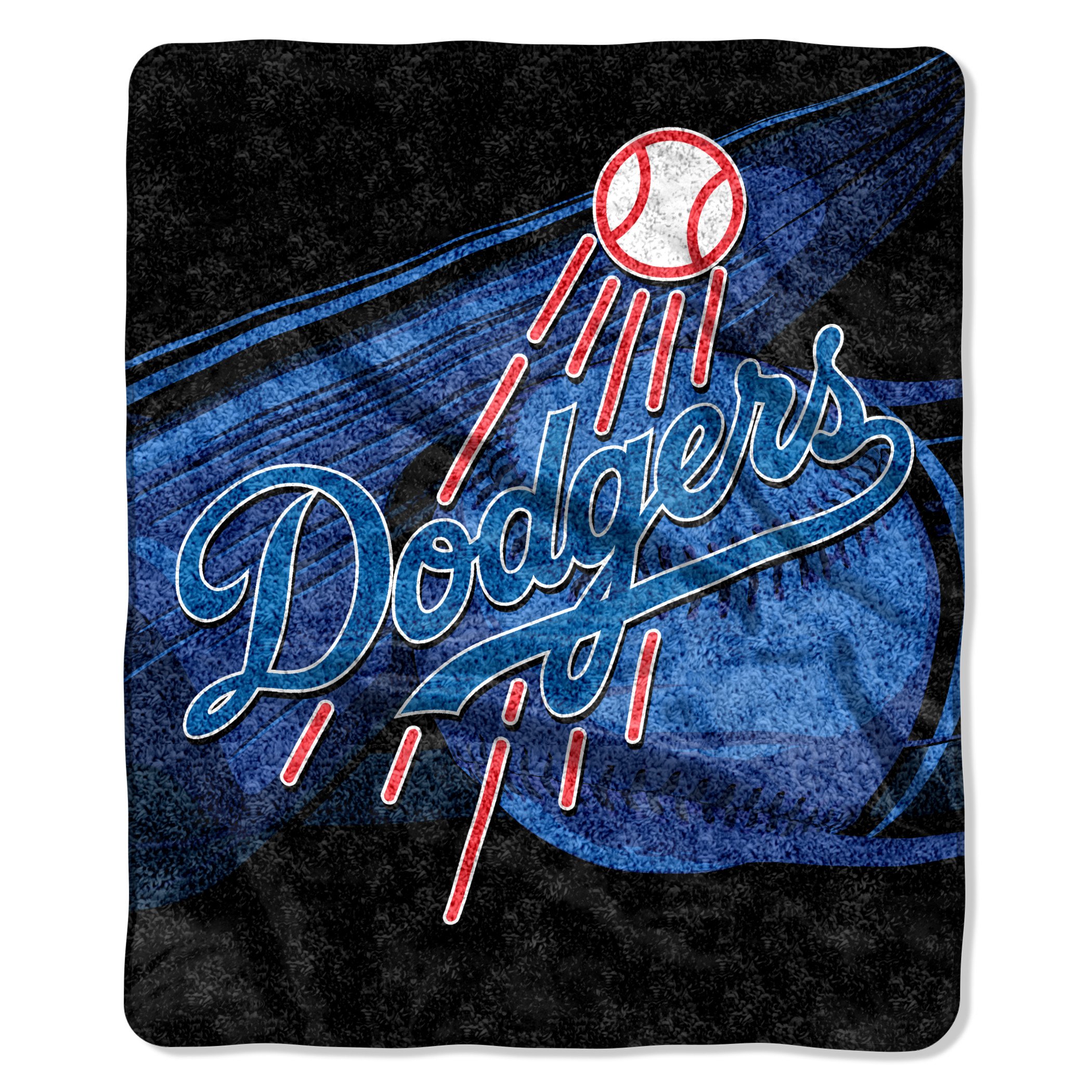 Los Angeles Dodgers Sherpa Big Stick Design Blanket 50x60"
