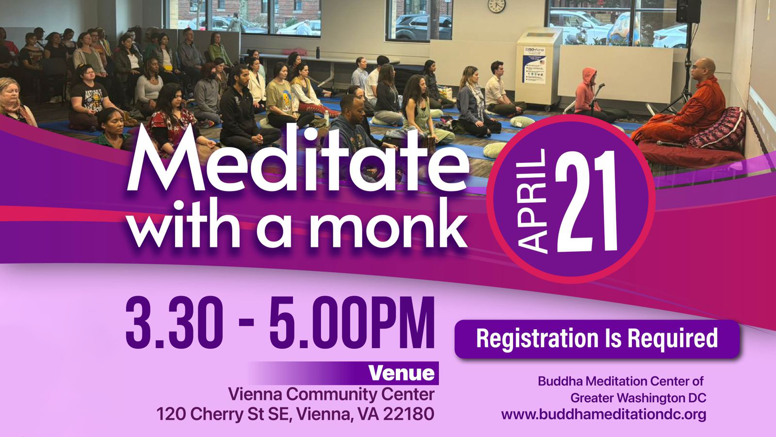 Meditate With A Monk - Virginia - Mar 31