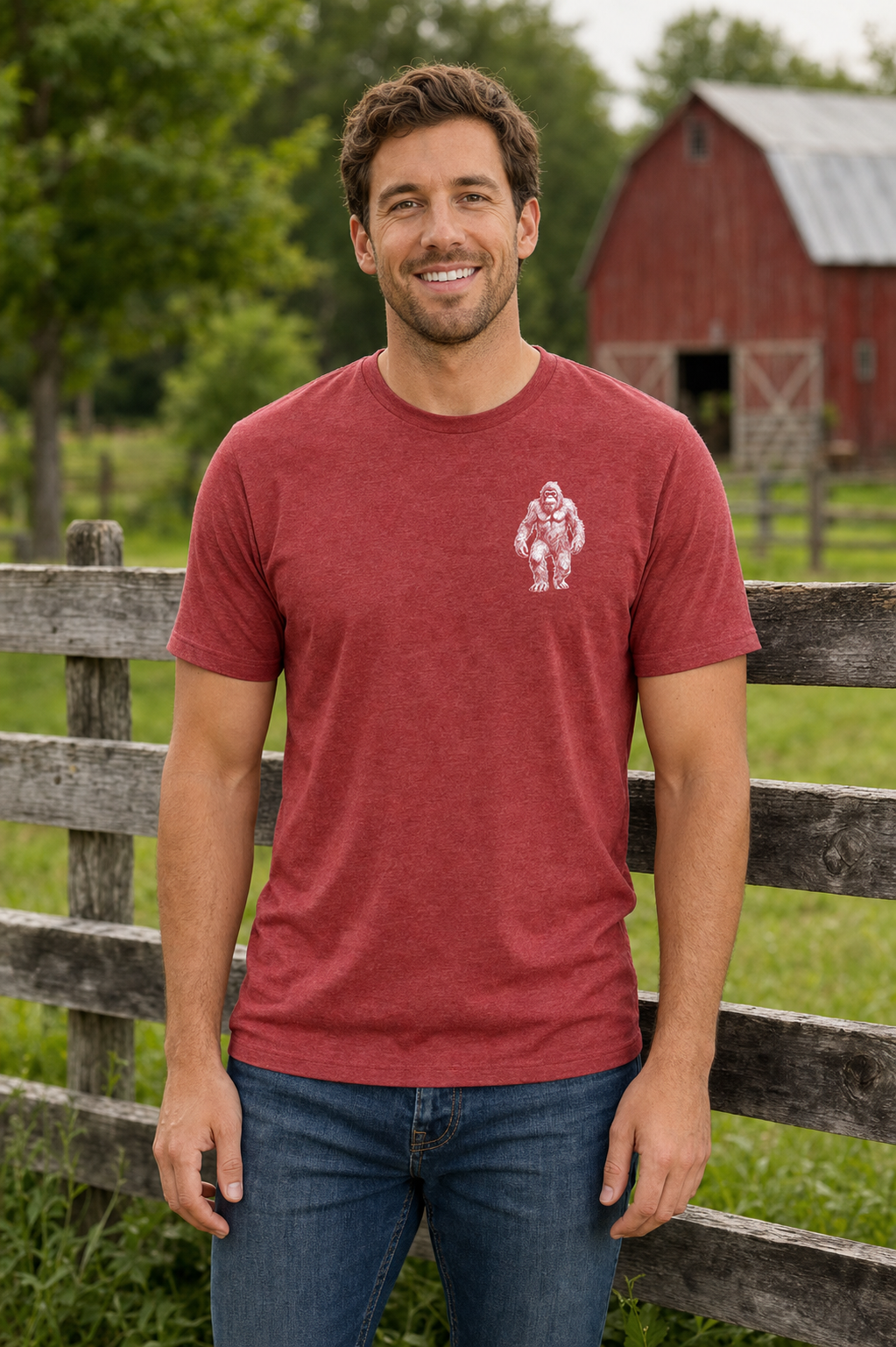 Cardinal T-Shirt, Sasquatch Farm apparel
