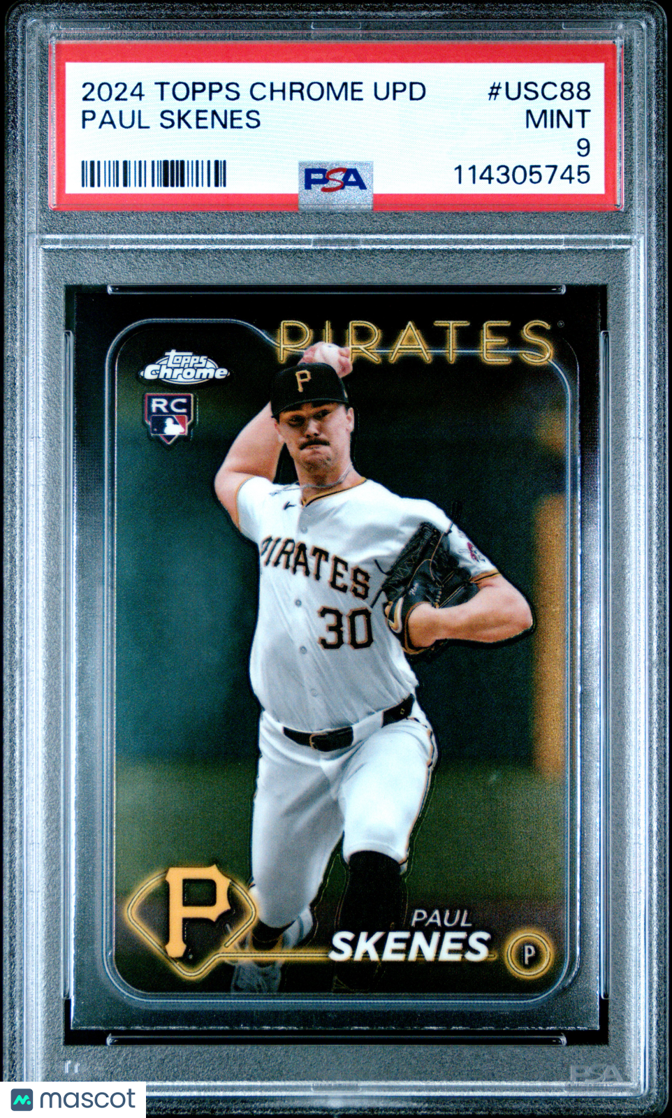 2024 Topps Chrome Update Paul Skenes #USC88 PSA 9