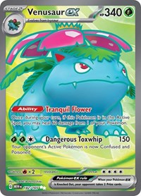 Venusaur ex - 182/165 Ultra Rare NM