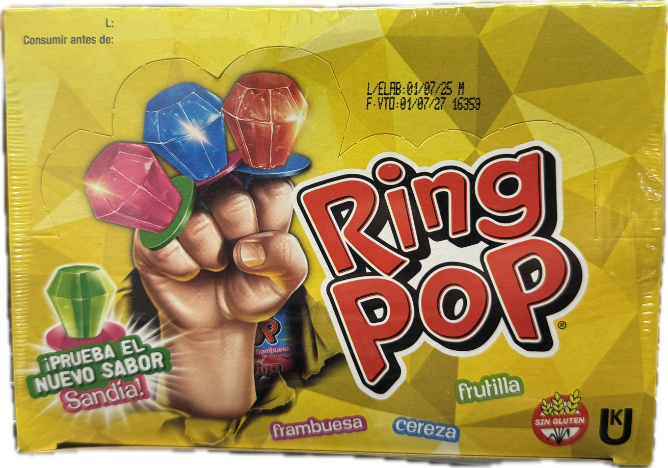 Ring Pop Argentina Import Changemaker 12 ct Tray
