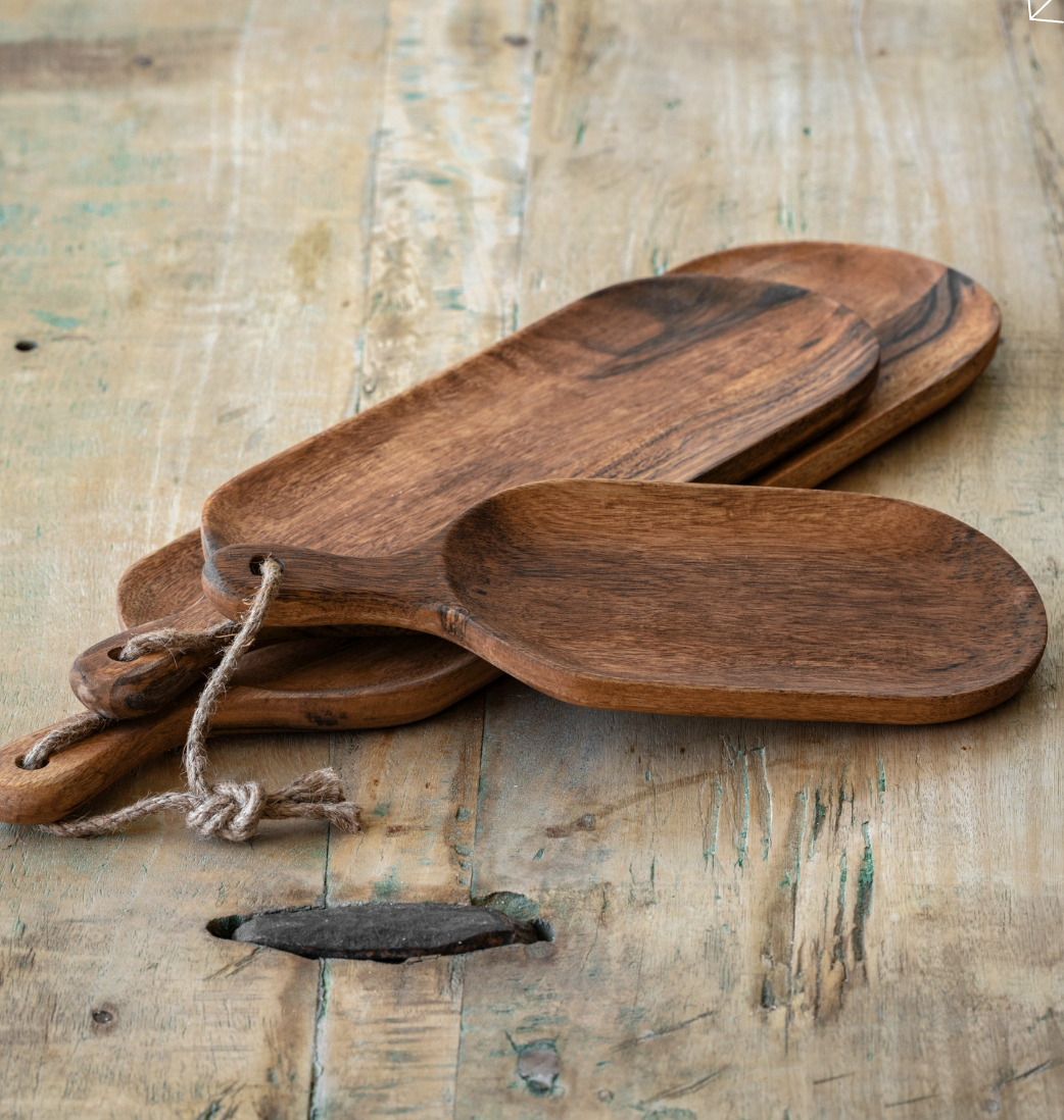 Wooden Paddle Serving Boards (various sizes) - Nest & Nook Sonora Boutique