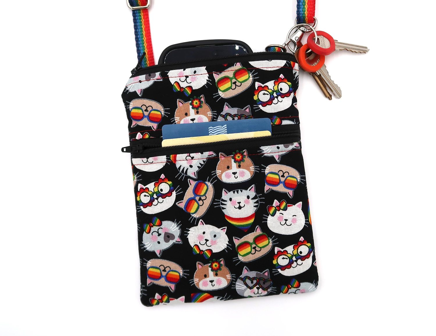 Small Crossbody Bag – Cool Cats, photo 2 of 4