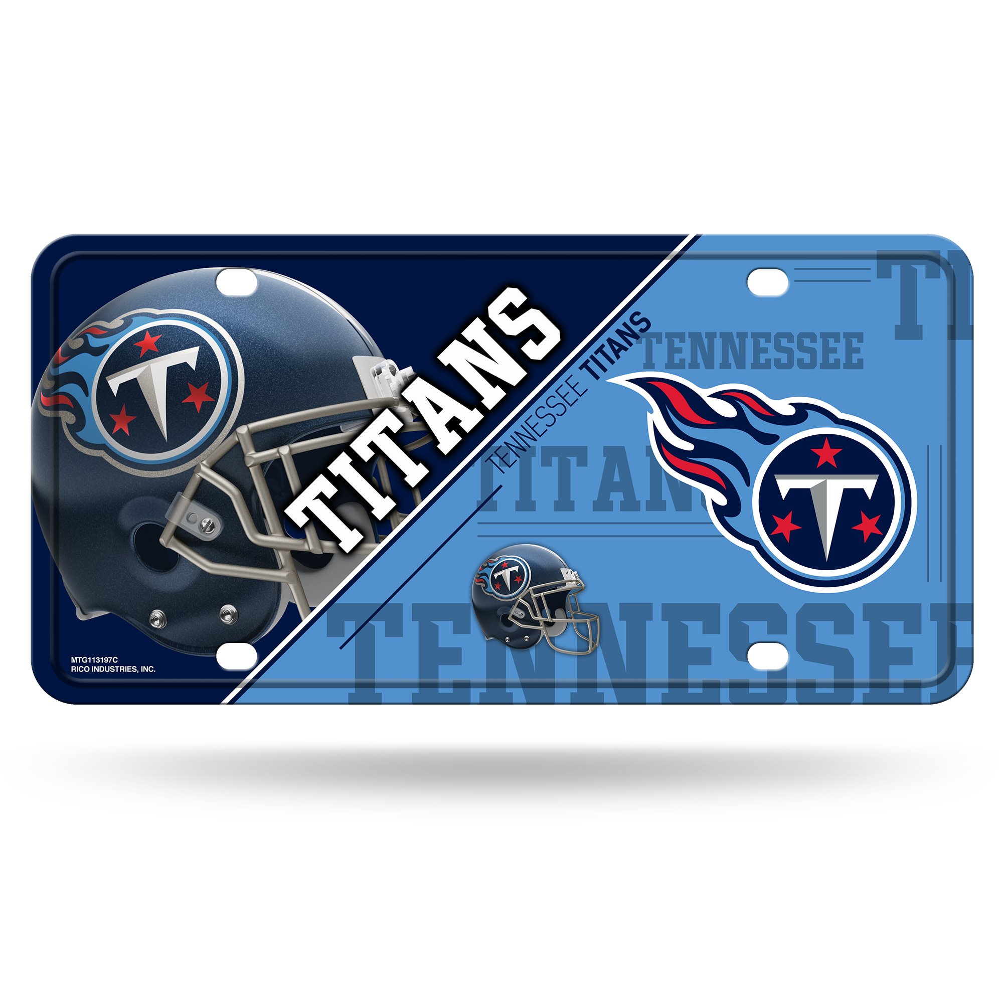 Tennessee Titans Metal License Plate
