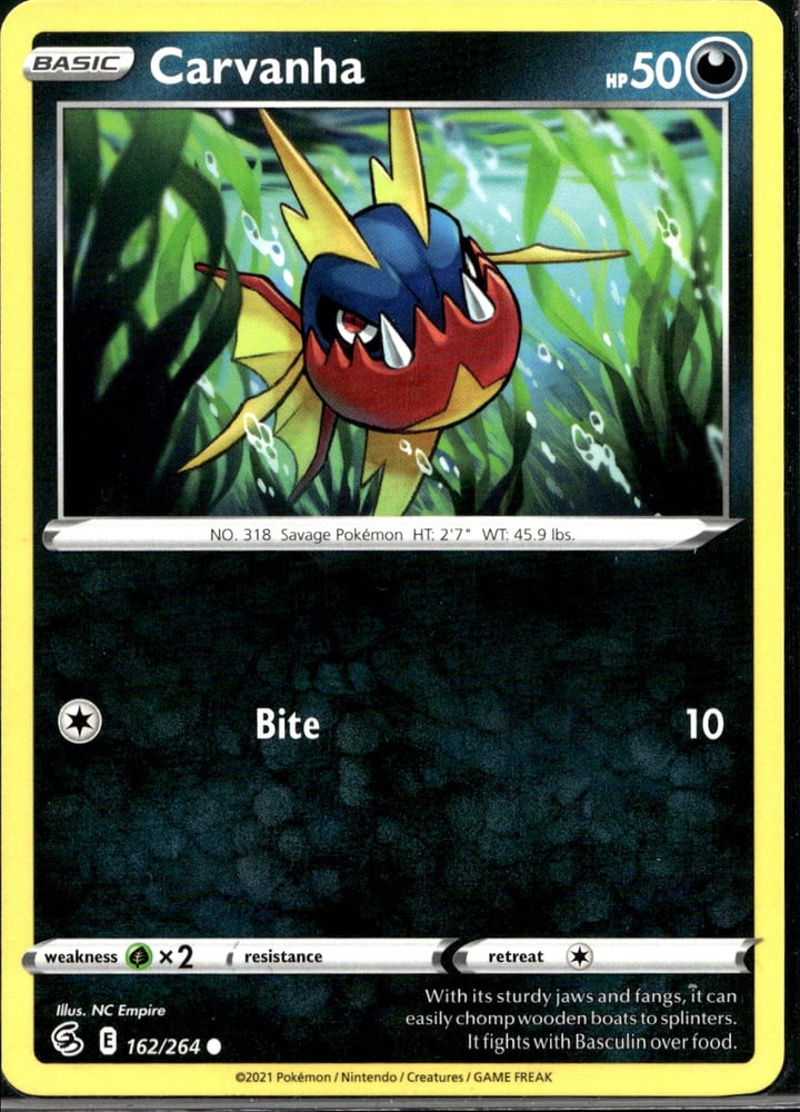 Carvanha - SWSH8 162/264