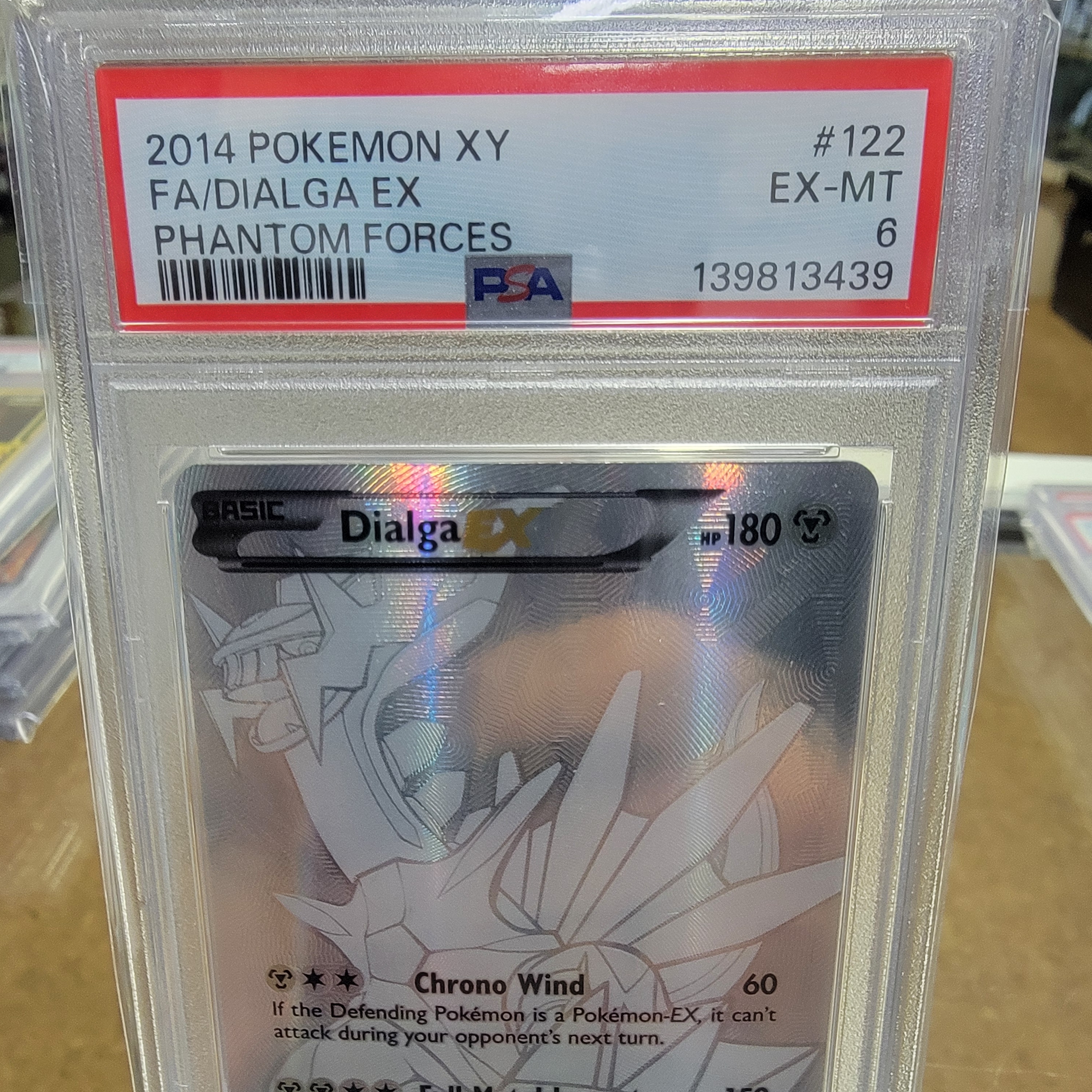 Psa 6 Silver Dialga Graded Card