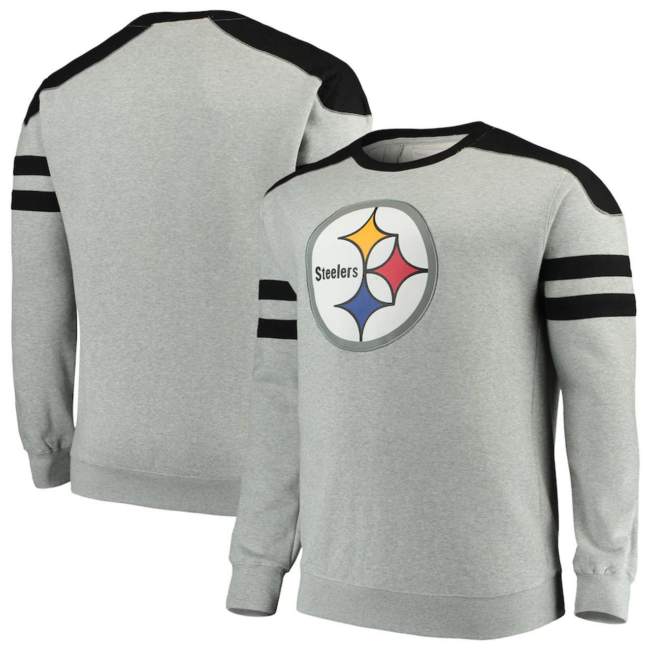 Pittsburgh Steelers Mitchell and Ness Crew Sweatshirt - XL
