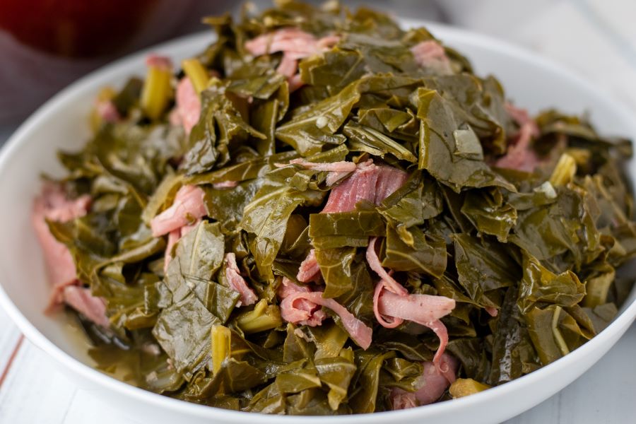 Greens with Smoked Turkey