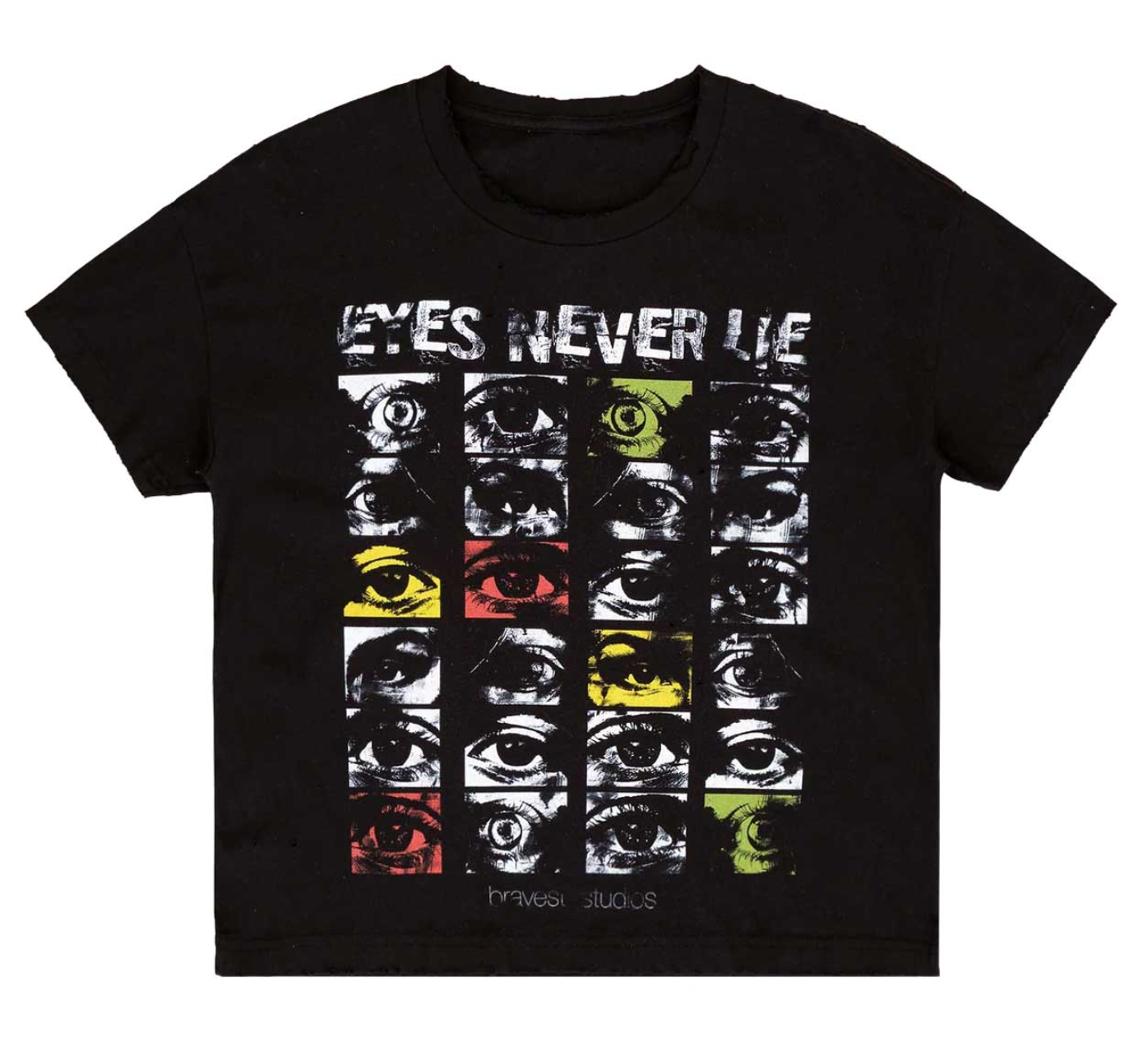 Bravest Studios Eyes Vintage Tee Black