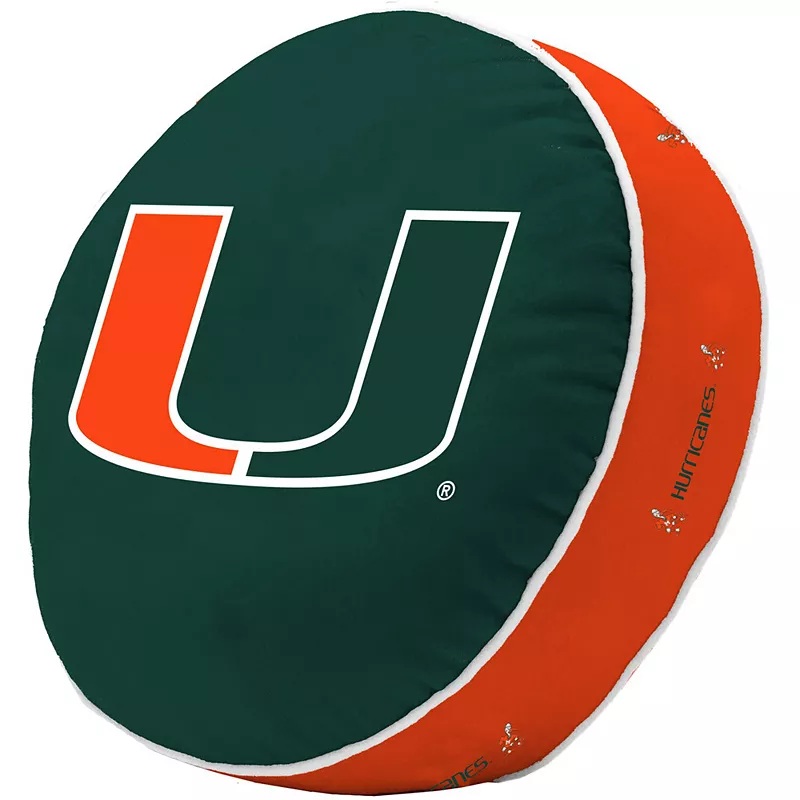 Miami Hurricanes Premium Puff Pillow