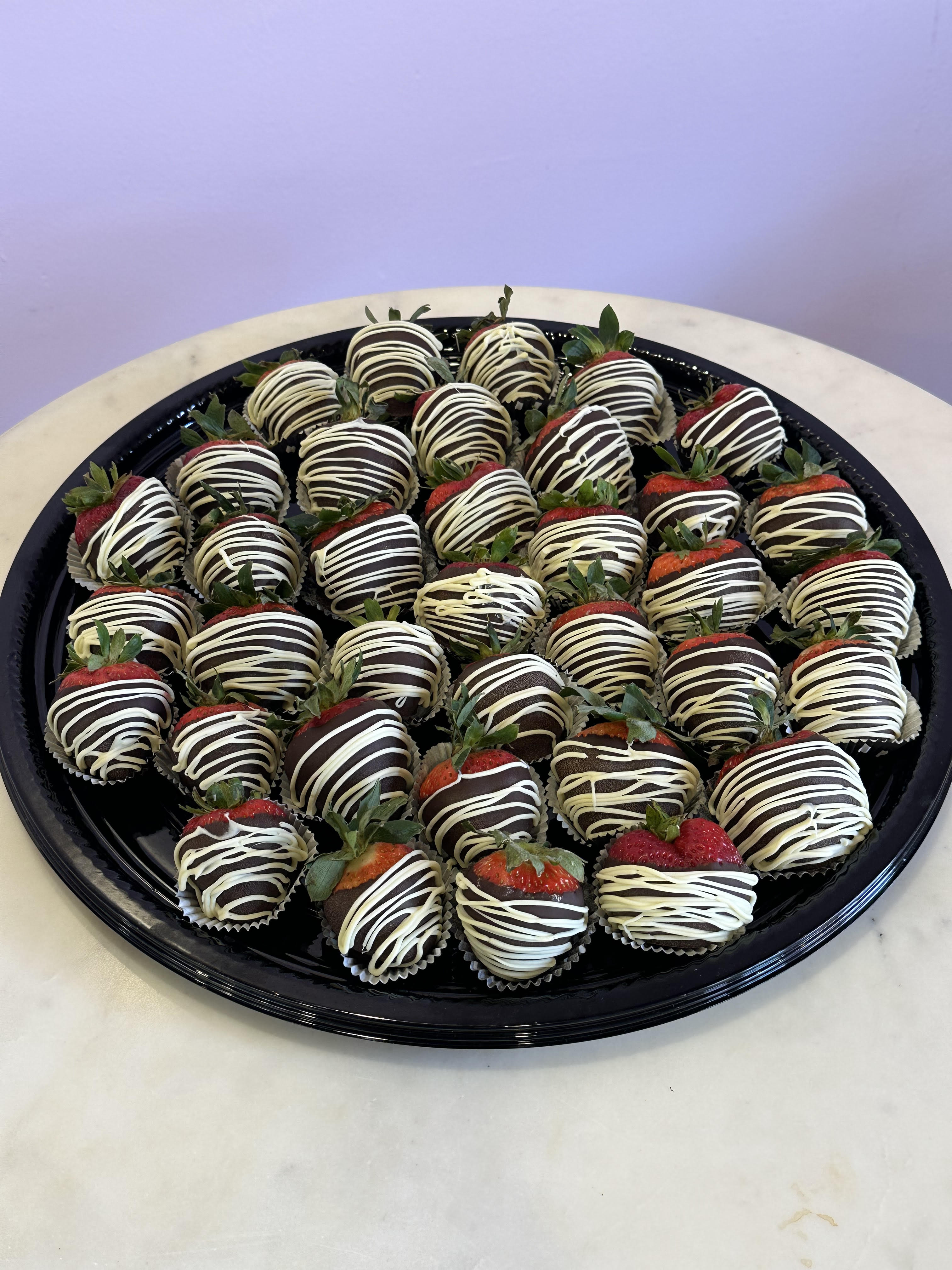 Chocolate Covered Strawberries Platter