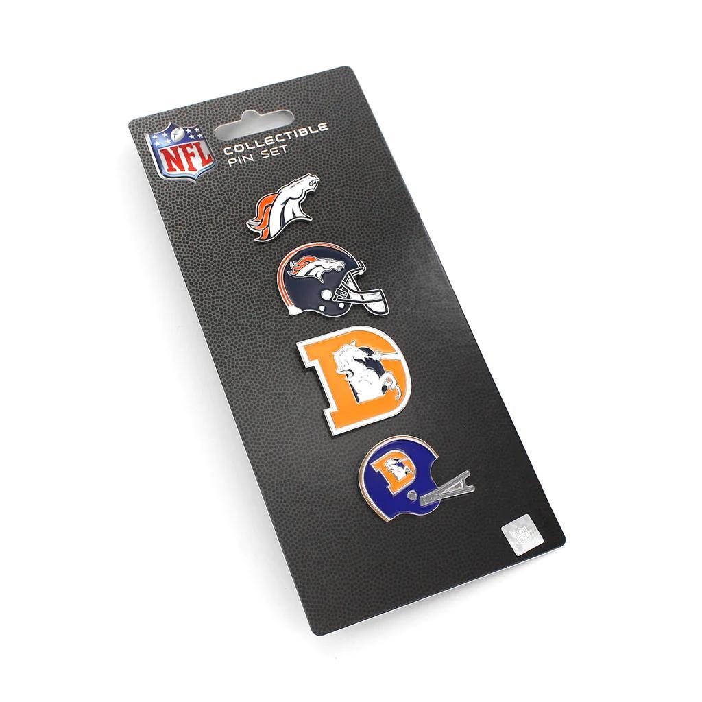 Denver Broncos Evolution Pin Set