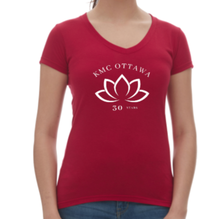 Ladies Red KMCO Tee Shirt