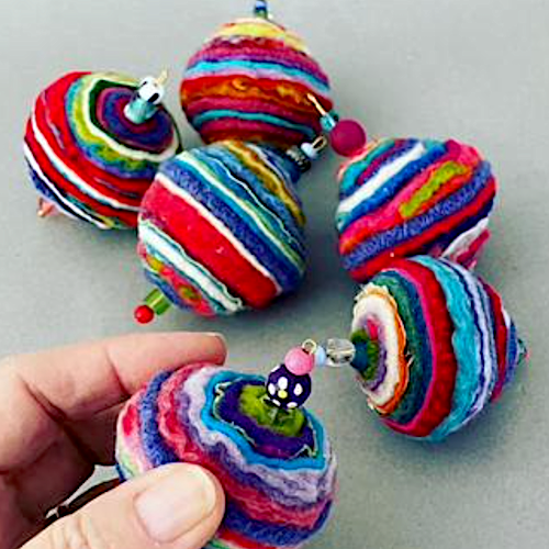FY25-26-109 Ornaments of Recycled Cloth & Handmade Felt with Mickie McCormick
