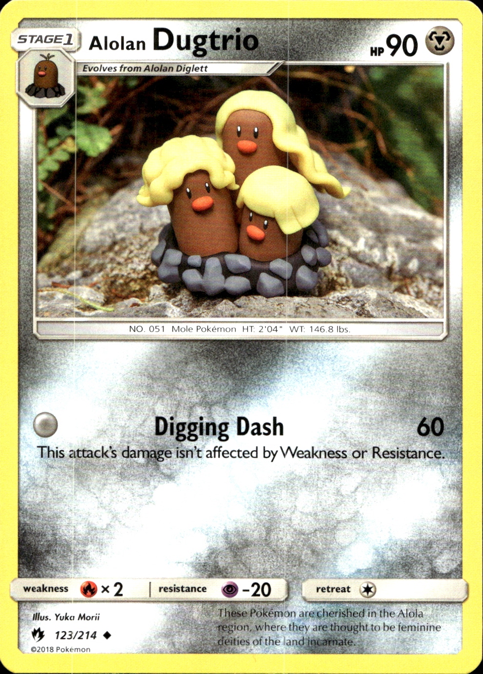 Alolan Dugtrio - SM8 123