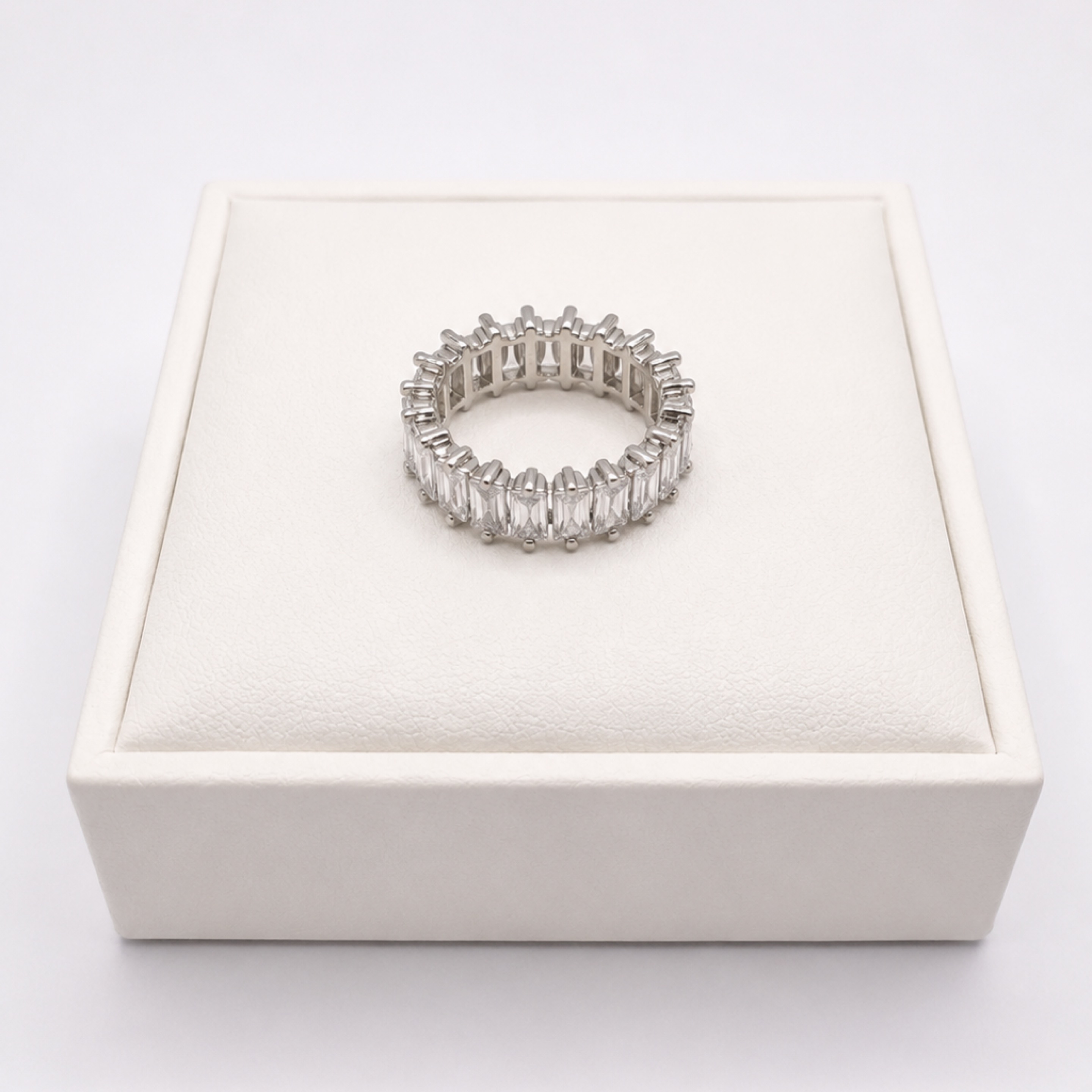 Silver Baguette Ring (8) 