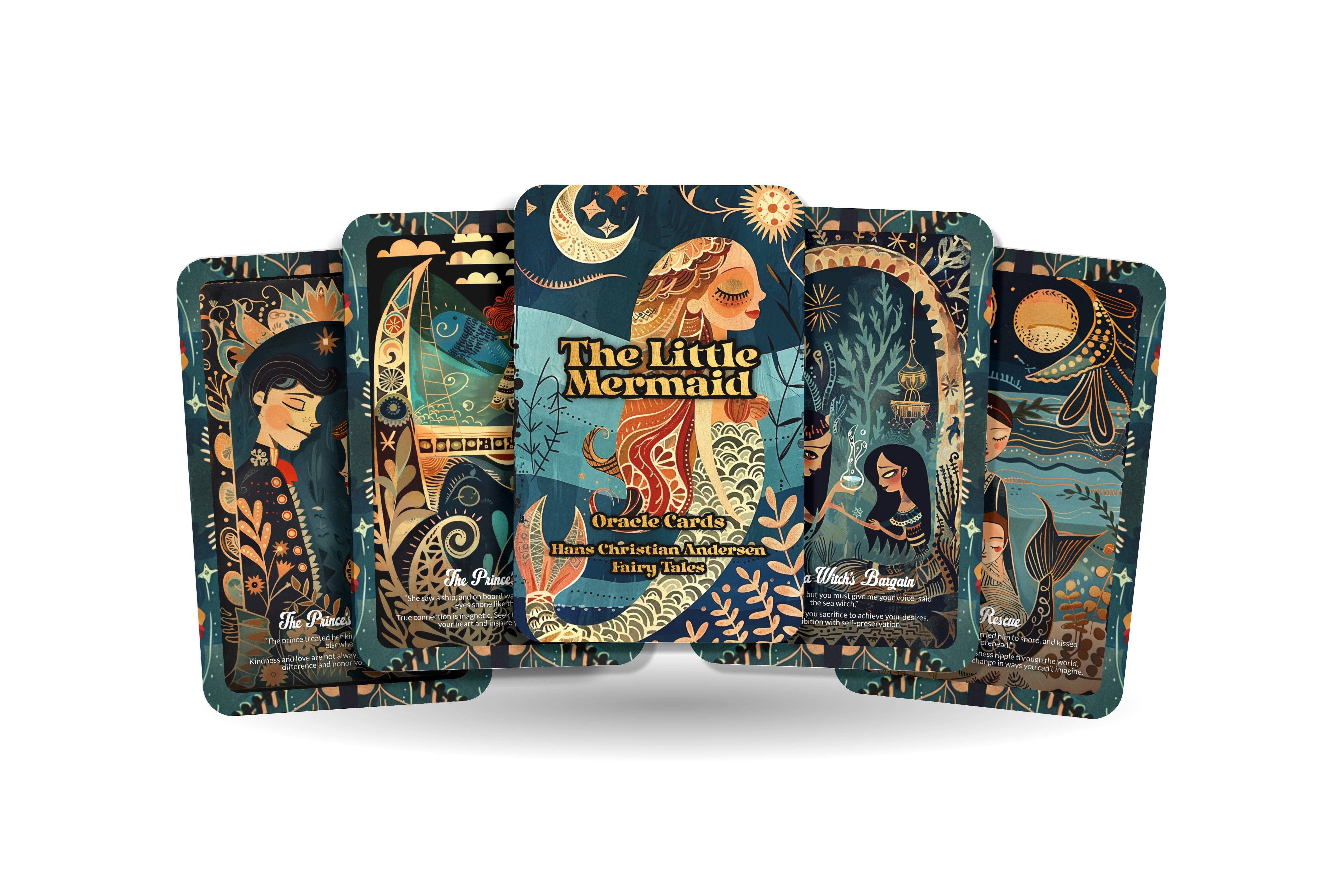 The Little Mermaid - 22 Oracle Cards - Follow Love and Sacrifice to Reach the Soul’s Depths