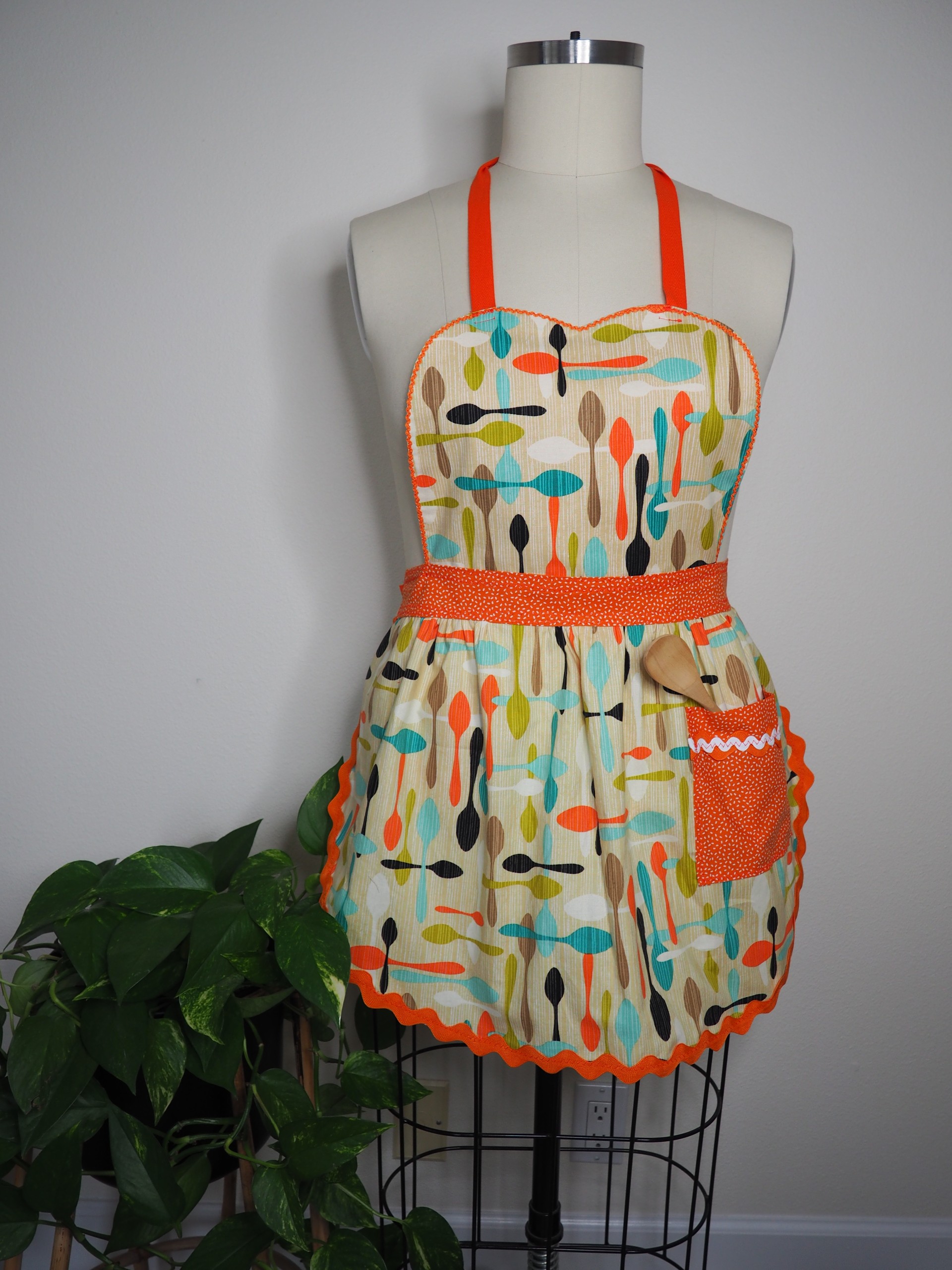 Vintage Spoons Apron