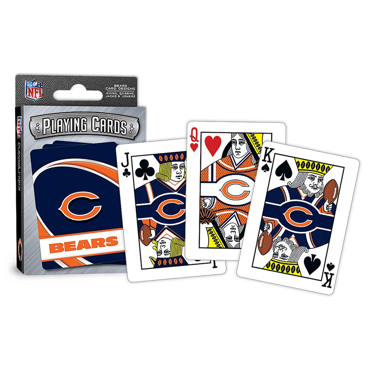 Chicago Bears Logo Playing Cards