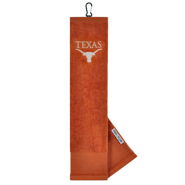 Texas Longhorns Embroidered Golf Towel 16x22"