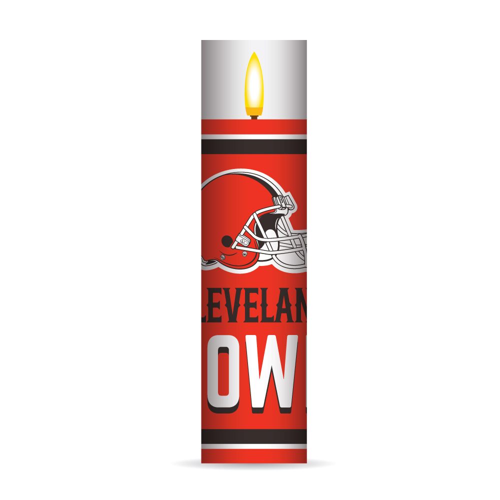 Cleveland Browns Electronic Candle