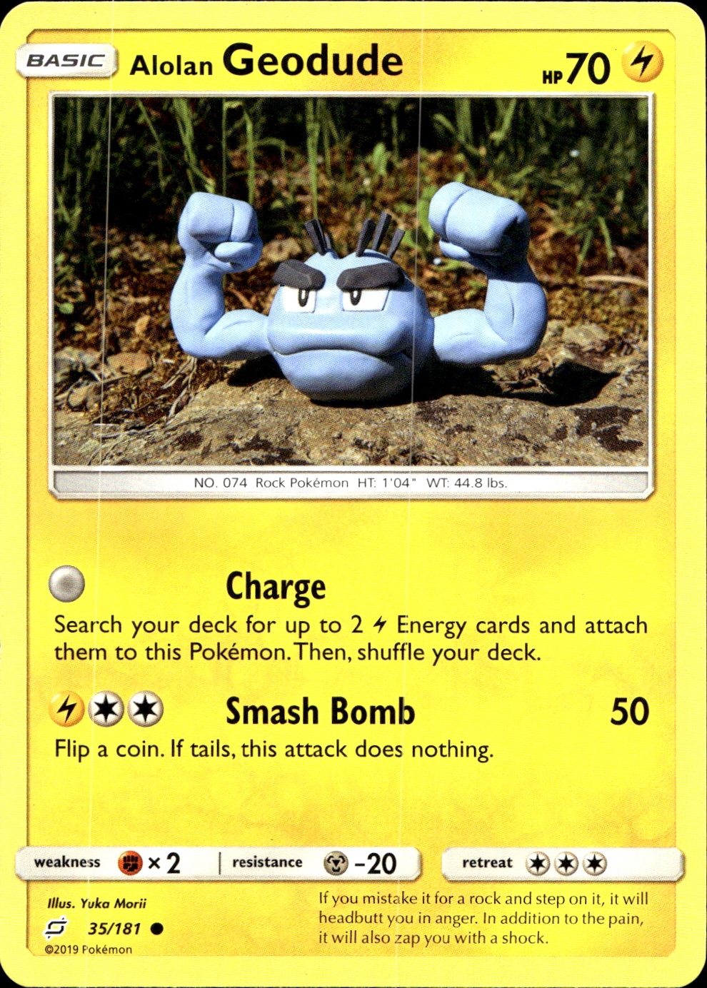 Alolan Geodude - SM9 35
