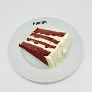 Red Velvet Cheesecake Slice