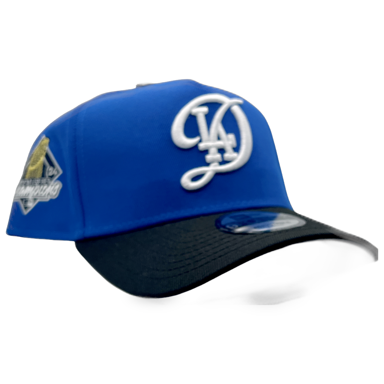 Los Angeles Dodgers Royal/Black New Era 9FORTY 2024 World Champions City Connect Snapback Hat