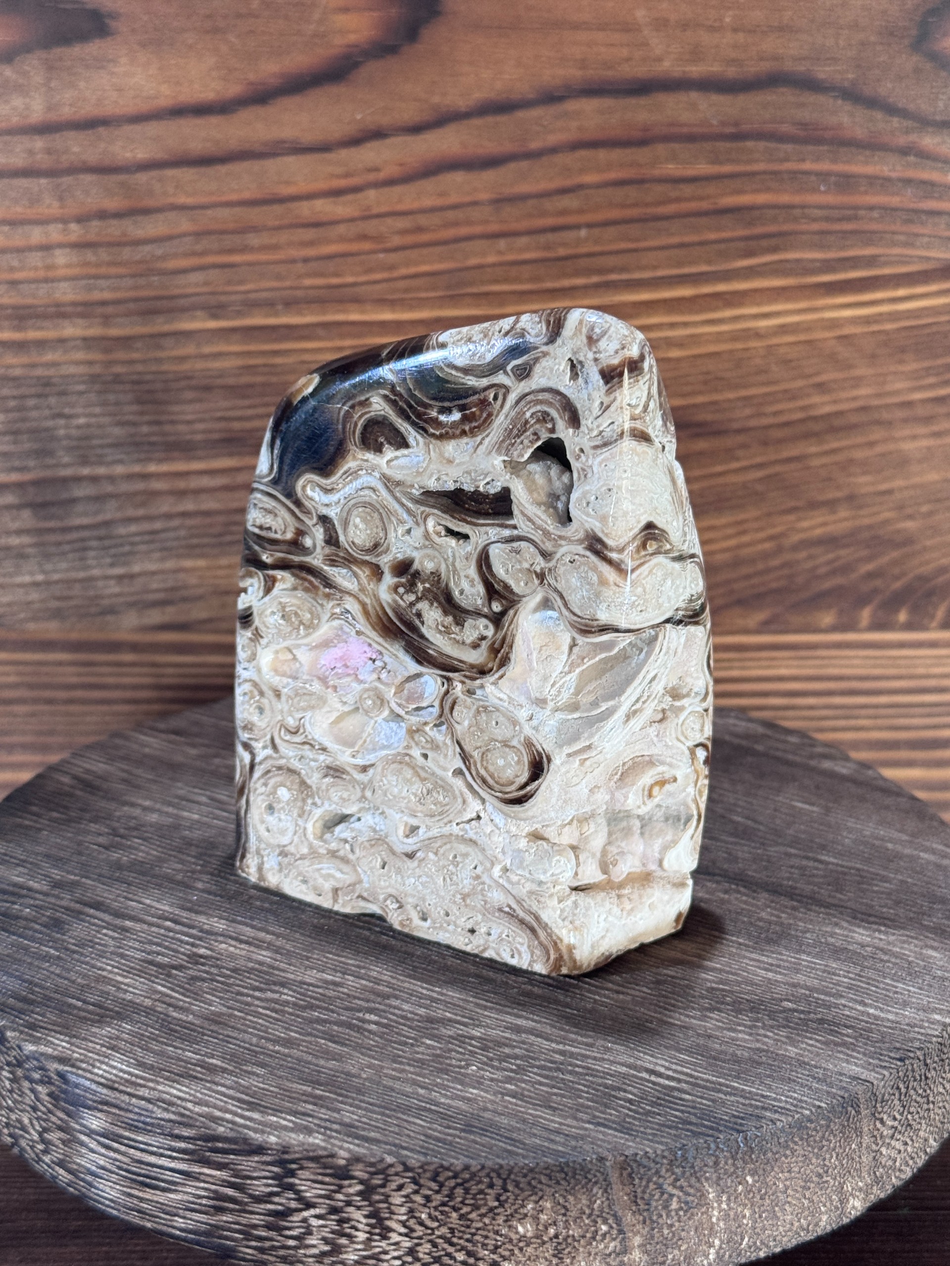 Chocolate Calcite Freeform
