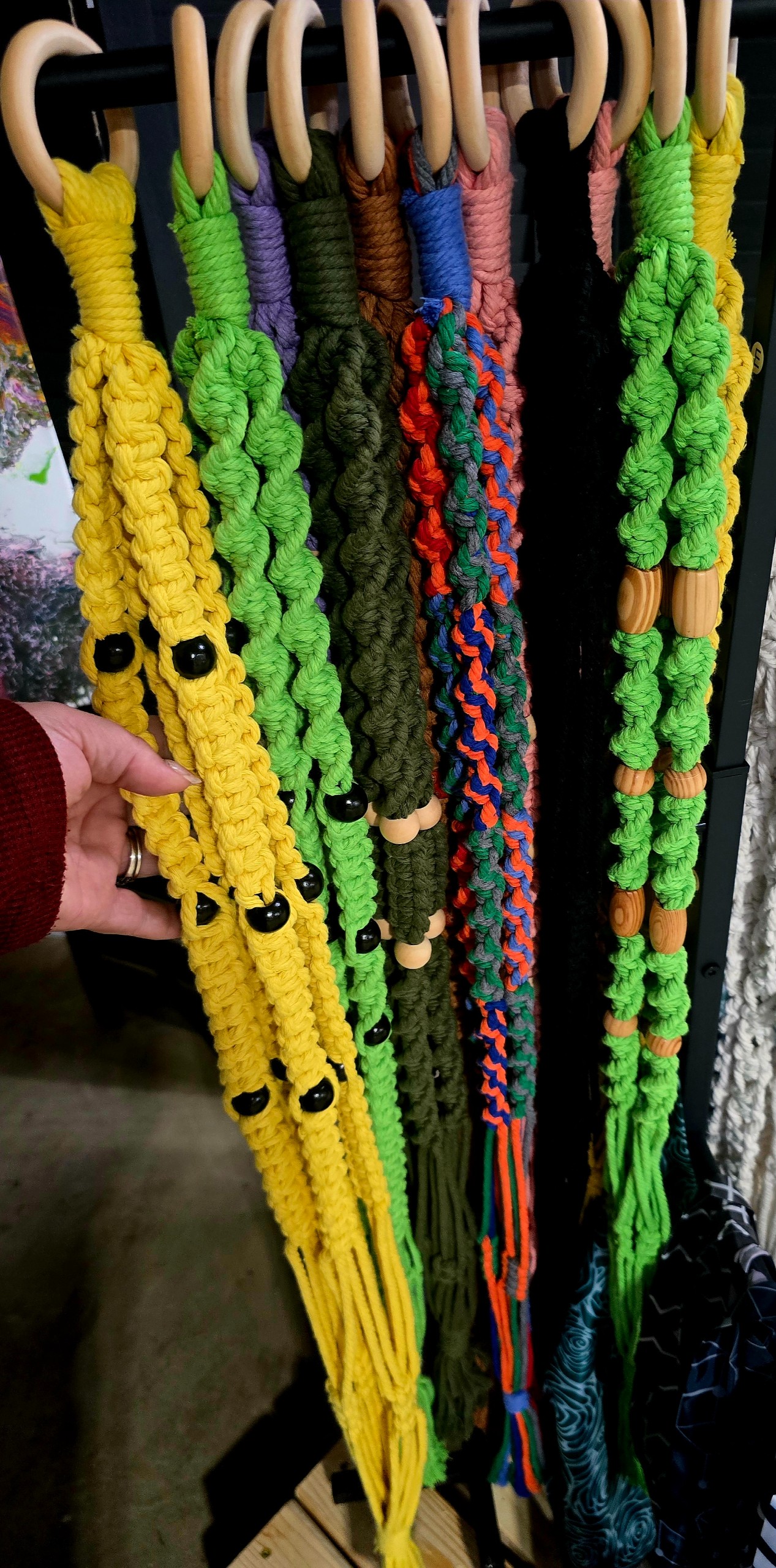 Macrame Wall Hangers (Colored)