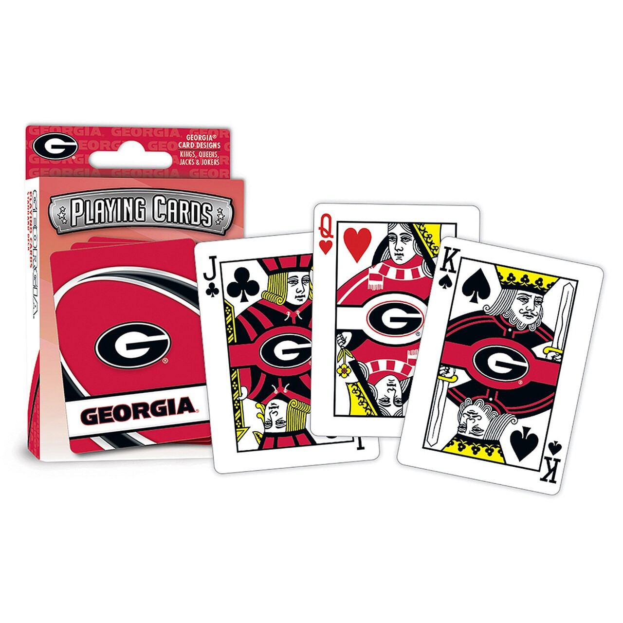 Georgia Bulldogs Logo Playing Cards