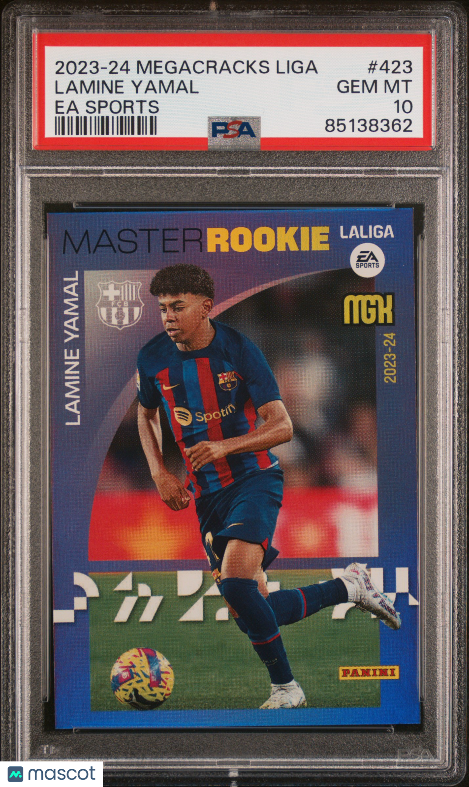 2023-24 Panini Megacracks Laliga Ea Sports Lamine Yamal PSA 10