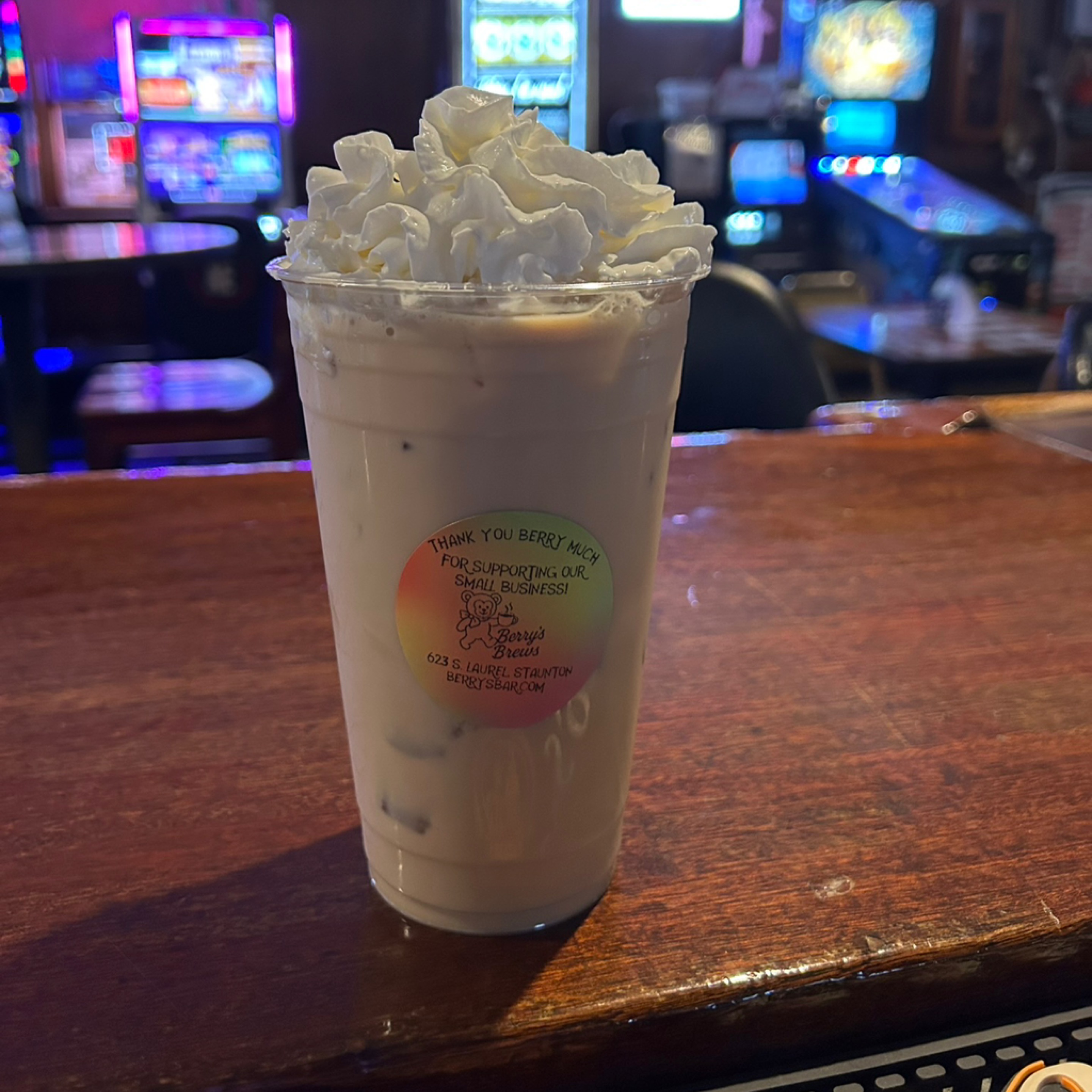 Blackberry Cobbler Latte