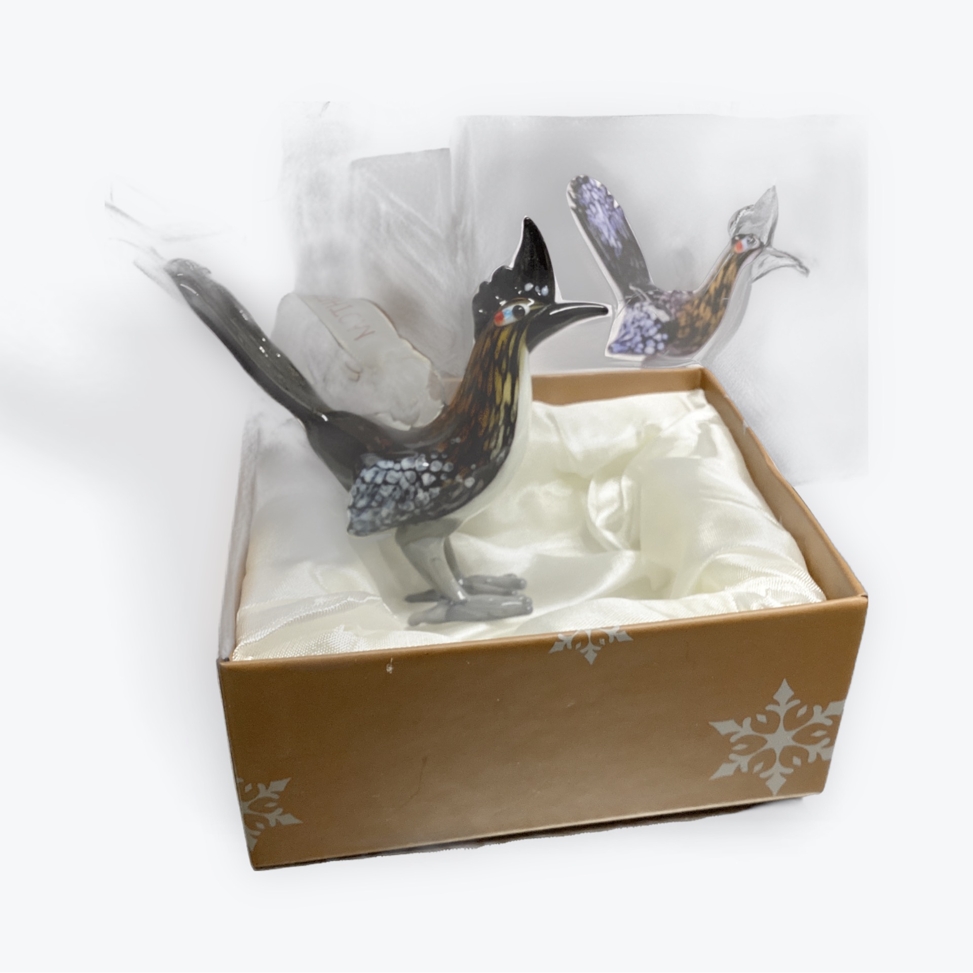 Roadrunner Hand Crafted Glass Ornament